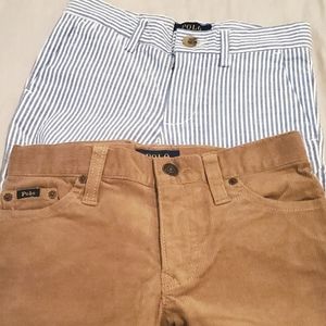 Polo Ralph Lauren (2 pairs) Pants Toddler Size 3T
